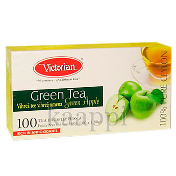 Чай Victorian. Зеленый чай с яблоком
