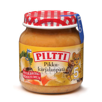 Детское питание Piltti говядина, картофель, морковь с 5-ти мес.