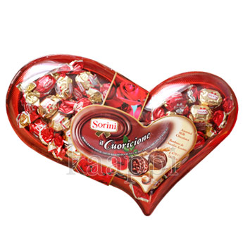 Шоколадные конфеты Sorini (в сердце) 475г