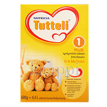 Сухая молочная смесь Tutteli Nutricia 1PLUS с рождения до 6 месяцев 600г