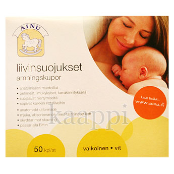 Гигиенические прокладки для бюстгалтера AINU (для кормящих мам) 50шт.