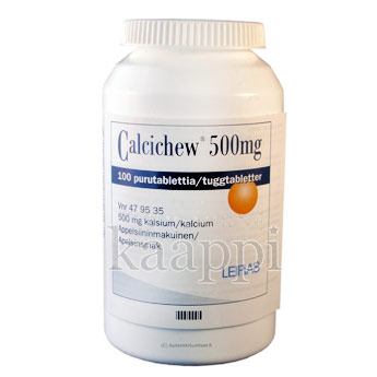 Жевательные таблетки Calcichew (кальций 500мг со вкусом апельсина) 100табл.