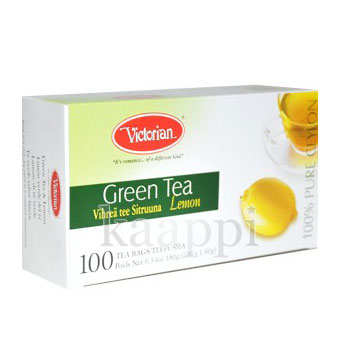 Зеленый чай Victorian с лимоном 100пак.