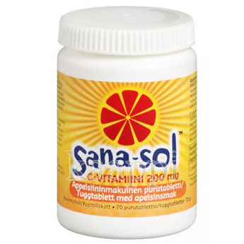 Витамины Sana-sol с витамином C (жевательные таблетки 200шт)