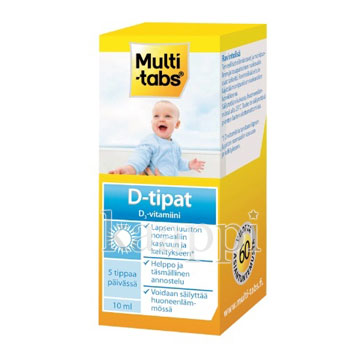 Витамин D3 Multi-tabs D-tipat 10мл