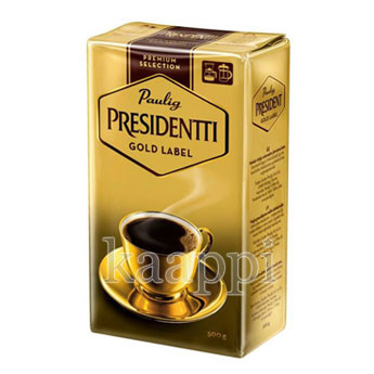 Кофе молотый Paulig President Gold Label 500г