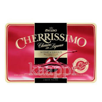 Шоколадные конфеты Cherrissimo в жестяной коробке 318г