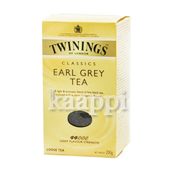 Черный заварной чай Twinings Earl Grey tee с бергамотом 200г