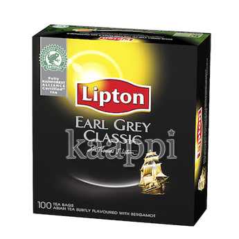 Чай черный Lipton Earl grey classic 100пак