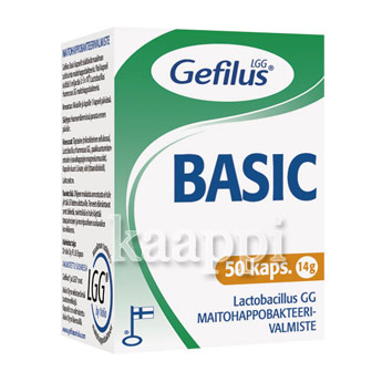 Бифидо и лактобактерии Gefilus Basic 50капсул