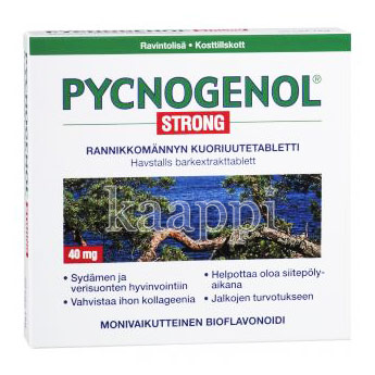 Экстракт коры приморской сосны Pycnogenol Strong 60 табл