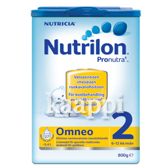 Сухая молочная смесь Nutrilon Omneo 2, от 6 до 12 мес 800г