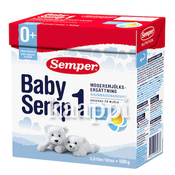 Сухая молочная смесь Semper Babysemp 1 от 0 до 6 мес; 500г