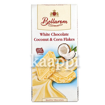 Шоколад белый Bellarom с кокосом 200г