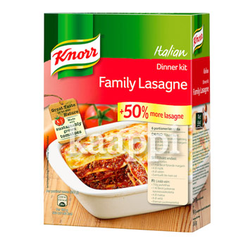 Knorr Family Lasagne для приготовления лазаньи 363г