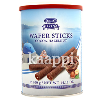 Вафельные трубочки Helena Wafer Sticks Cocoa Hazulnut с орехово-шоколадным кремом 400г