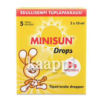 Витамин Д3 Minisun Drops 2*10мл