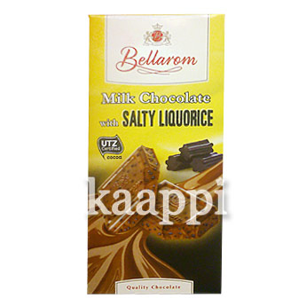 Молочный шоколад Bellarom Salty Liquorice с лакрицей 200г