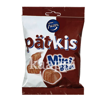Шоколадные конфеты Fazer Patkis Mini Bites 140гр