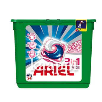 Капсулы для стирки Ariel 3in1 Pods Fresh Sensations 24шт