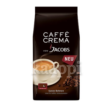 Кофе в зернах Jacobs Caffe Crema 1кг