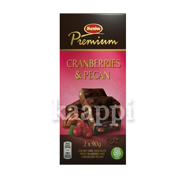 Шоколад c клюквой и пеканом Marabou Premium Cranberries&Pecan 2х90гр