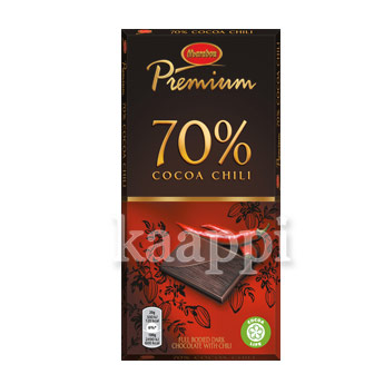 Темный шоколад с перцем Marabou Premium 70% Cocoa Chili 100гр