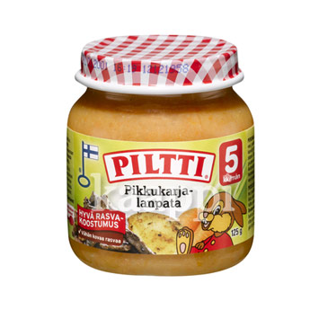 Детское питание Piltti Pikkukarjalanpata карельское рагу с 5 мес. 12x125гр