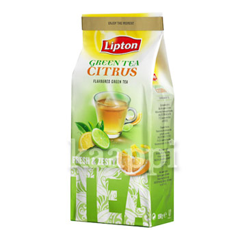 Зеленый листовой чай Lipton Green Tea Citrus 150г