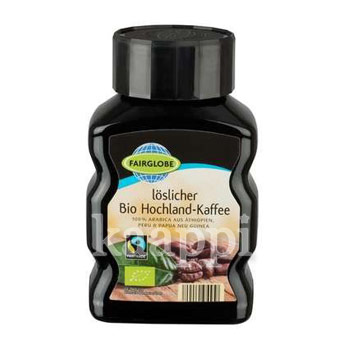 Кофе растворимый Fairglobe Organic Highland Instant Coffee 100гр