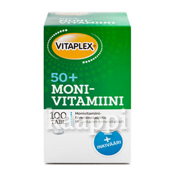 Мультивитамины Vitaplex Monivitamini 50+, 100 таблеток, 70гр