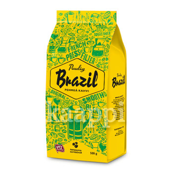 Кофе в зернах Paulig Brazil papukahvi 500гр