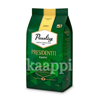 Кофе в зернах Paulig Presidentti kahvi (крепость-1) 1кг