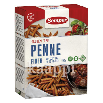 Макароны с клетчаткой Semper Penne gluten free Fiber 500гр