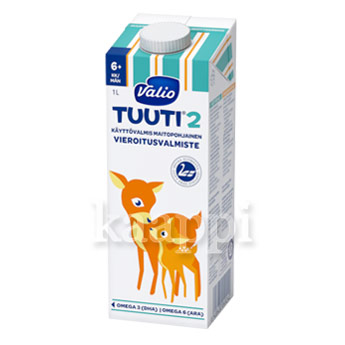 Готовая молочная смесь Valio Tuuti 2 (с 6 до 12 месяцев) 1л