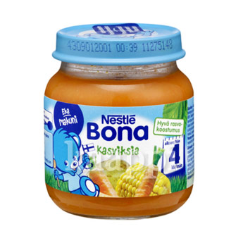 Детское питание Nestle Bona (кукуруза, морковь, картофель)