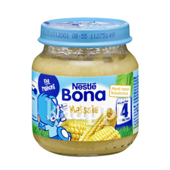 Детское питание Nestle Bona Maissia кукуруза (с 4 месяцев) 12х125гр