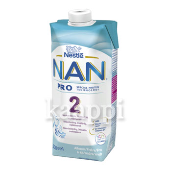 Детская готовая молочная смесь Nestle NAN PRO 2, 500мл