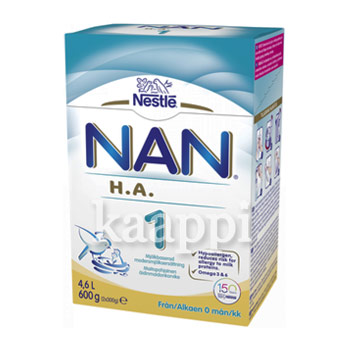 Сухая молочная смесь Nestle NAN HA - 1 от 0 до 6 мес. (гипоаллергенная)