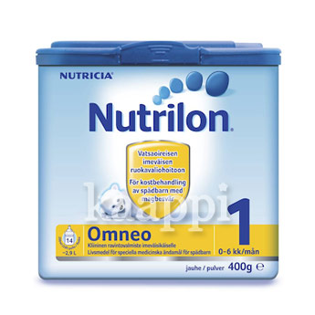 Сухая молочная смесь Nutrilon Omneo 1, от 0 до 6 мес 400г