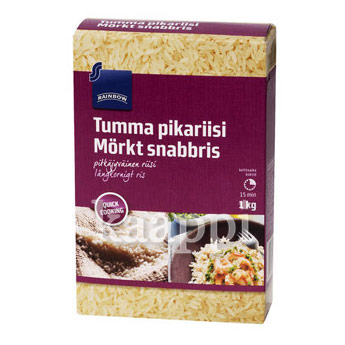 Бурый рис быстрого приготовления Rainbow Tumma pikariisi 1кг