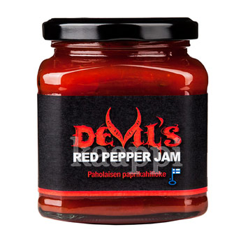 Соус лечо Herkkumaa Devil's red pepper jam острый 330гр