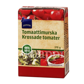Измельченные помидоры Rainbow Tomaattimurska Krossade tomater с зеленью 370гр