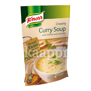 Крем-суп Knorr Creamy Curry Soup карри с курицей и кориандром 570мл