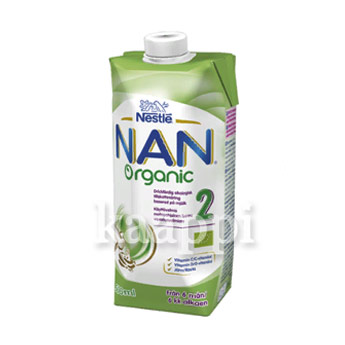 Готовая молочная смесь Nestle Nan Organic - 2 (с 6 до 12 мес.) 500мл