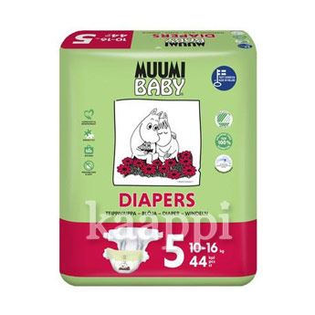 Подгузники Muumi 5 Diapers  9 - 18 кг