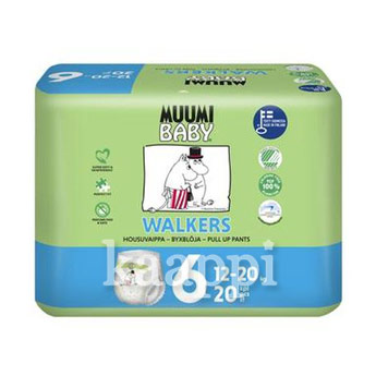 Подгузники-трусики Muumi Baby 6 Walkers  12 - 20 кг, 20шт