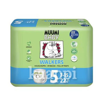 Подгузники-трусики Muumi Baby 5 Walkers  7 - 15 кг, 22шт