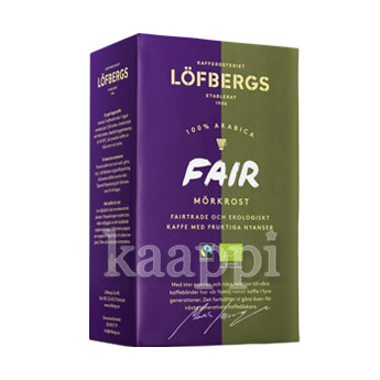 Кофе молотый Lofbergs FAIR Mork Rost 450г