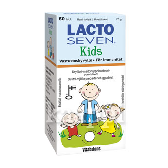 Кисломолочные бактерии для детей Lacto Seven Kids 50табл.